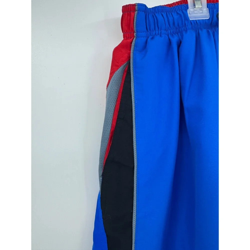 Vintage Nike Mens XL Blue Red Swim Trunks Board Shorts Mesh‎ Lined NESS6350 425